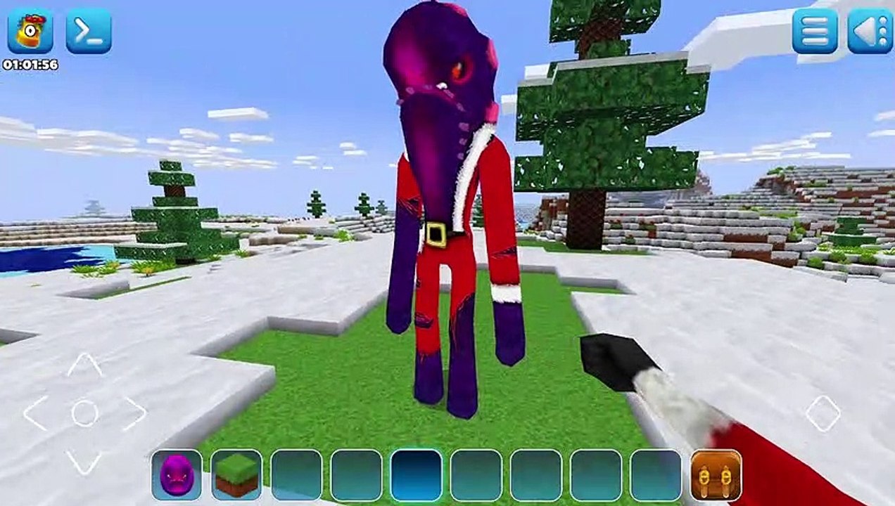 Winter mob: NIGHT CRAWLER in Realmcraft Game || #minecraftfree​ game #blockcraft