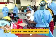 Chorrillos: así va la vacunación de adultos mayores en el colegio “Pedro Ruíz Gallo”