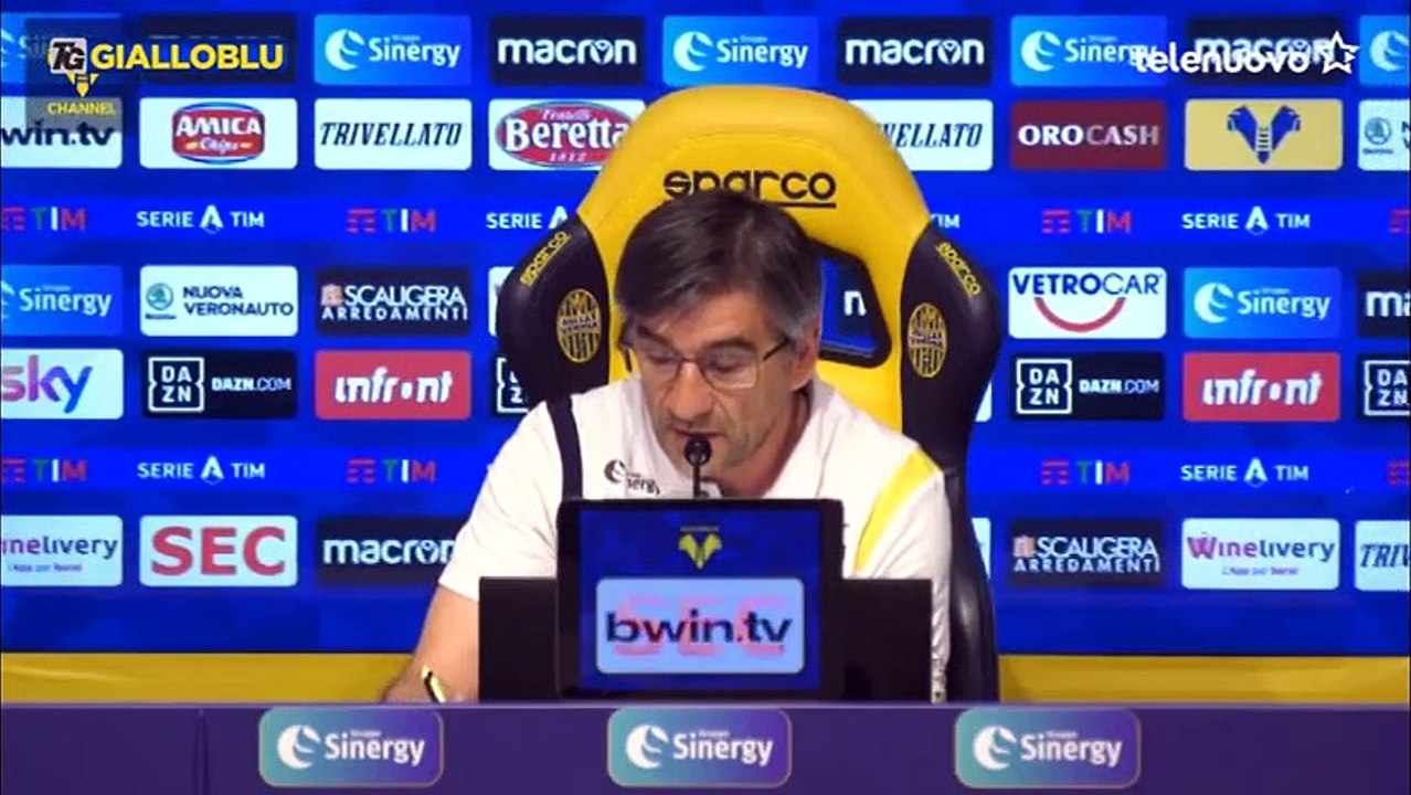 TGgialloblu: Verona, Juric "Lasagna è la mia sfida. Ha margini di miglioramento. Può essere il nostro Zapata"a