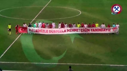 Zonguldak Kömürsporlu futbolculardan Mehmetçiğe destek
