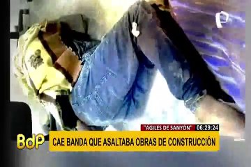 Caen delincuentes que pertenecían a banda que asaltaba obras de construcción