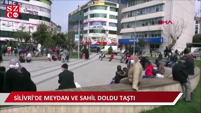 Silivri'de meydanlar doldu taştı