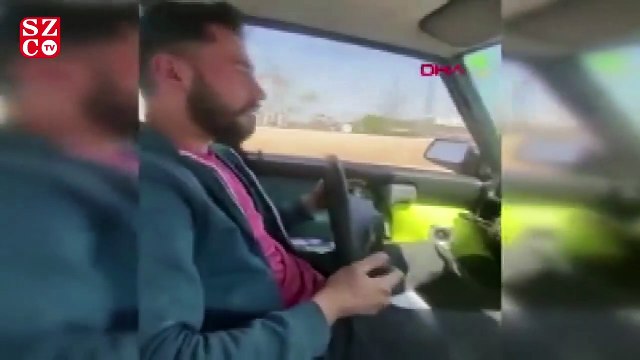 Direksiyonunu çıkartarak sürüş gerçekleştirdi