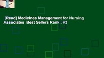 [Read] Medicines Management for Nursing Associates  Best Sellers Rank : #2
