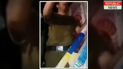 #RepublicNews پولیس اہلکارنے ٹی ۔ ایل ۔ پی کے کارکنان سے مار کھانے کے بعداپنی نوکری پر لعنت بھیج دی