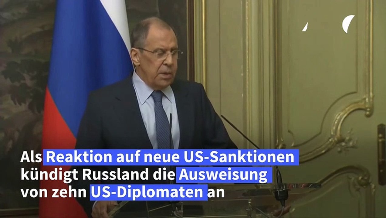 Russland weist als Reaktion auf Sanktionen zehn US-Diplomaten aus