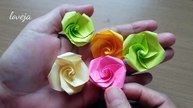 Origami Easy  - Origami Rose From Post-It Note