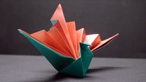 How To Make A Paper Peacock। | Easy Origami Tutorial | Origami Animal For Kids