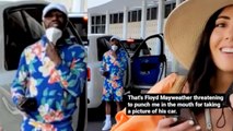 Floyd Mayweather Threatens To Knock Random Dude Out In Front Of His Wife For Taking A Pic Of His Car