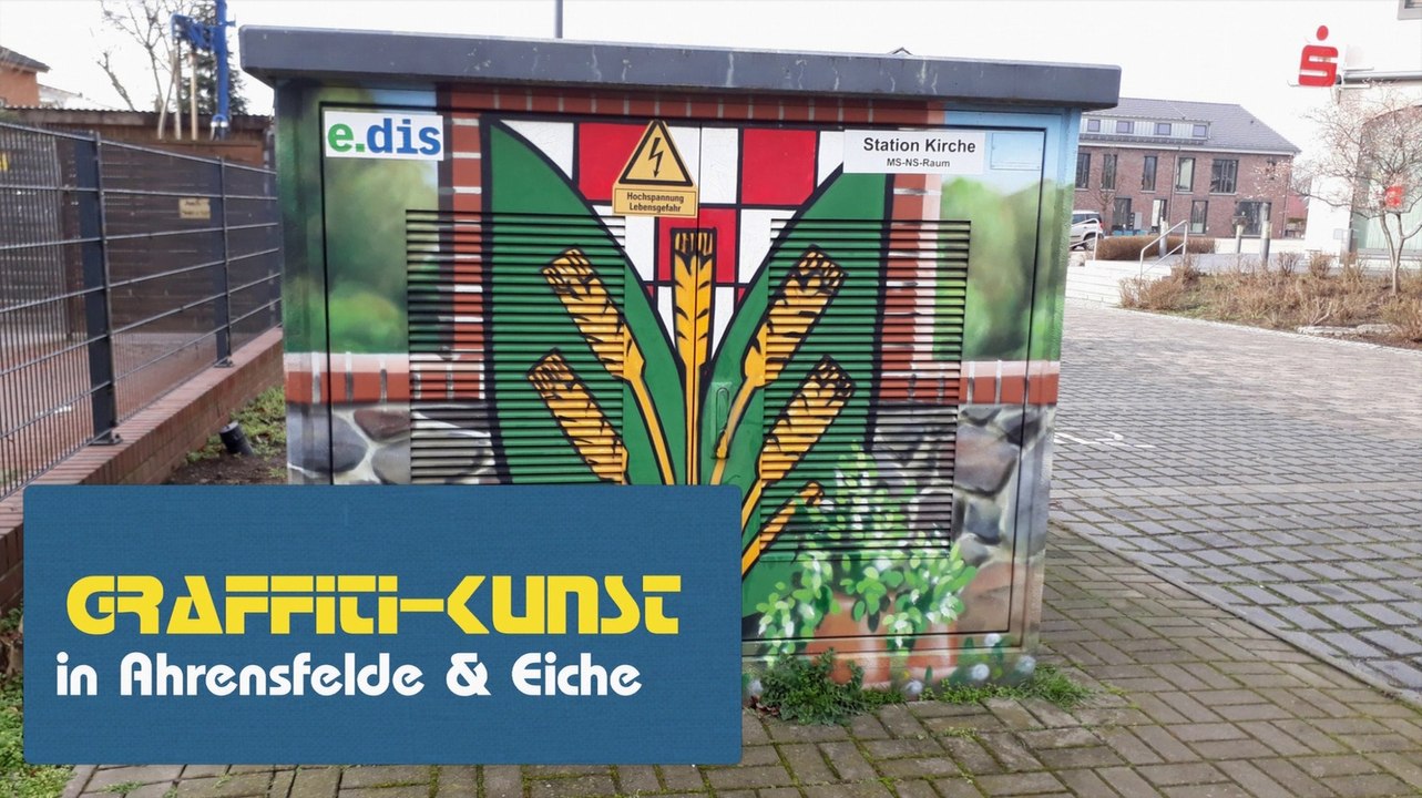 Irisblende: 'Graffitikunst in Ahrensfelde und Eiche'