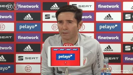 Marcelino, convencido de que la "mochila" que tuvieron contra la Real no les condicionará contra el Barça