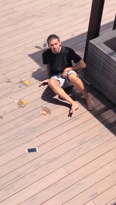 This is why you don't egg people.. INSTANT KARMA!!