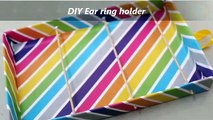 Diy Earring Holder In 10 Mins/ How To Make Jewellery Organizer At Home/Best From Waste #Giftideas