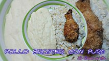 Cómo Preparar PIERNITAS BROSTER CON PURÉ Delicioso y Fácil de Hacer