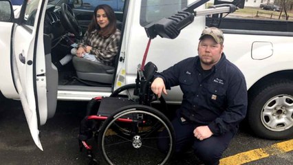 Mechanic Spends Weeks Fixing Woman’s Wheelchair Lift