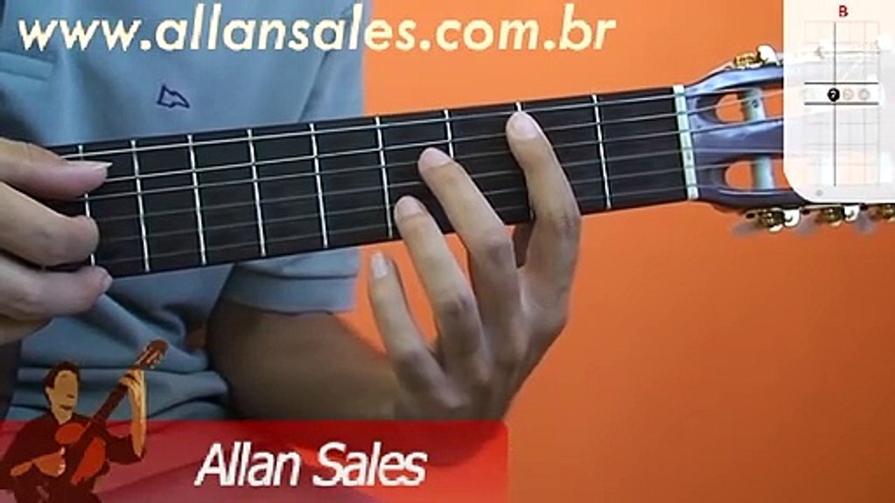 Curso de Violão  - Si Maior (B) - Dicionário de acordes para violão