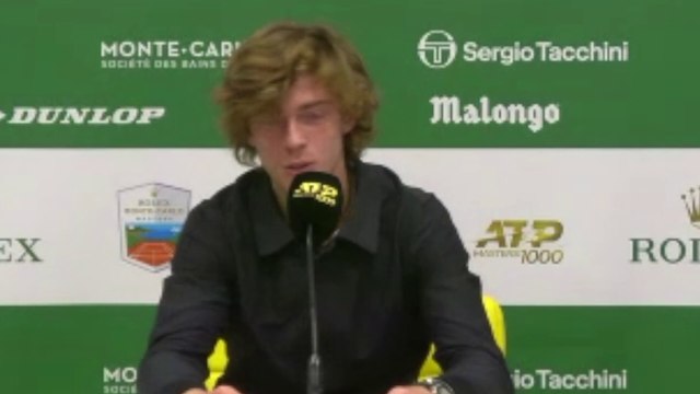 ATP - Rolex Monte-Carlo 2021 - Andrey Rublev : Rafael Nadal did not play his best level...