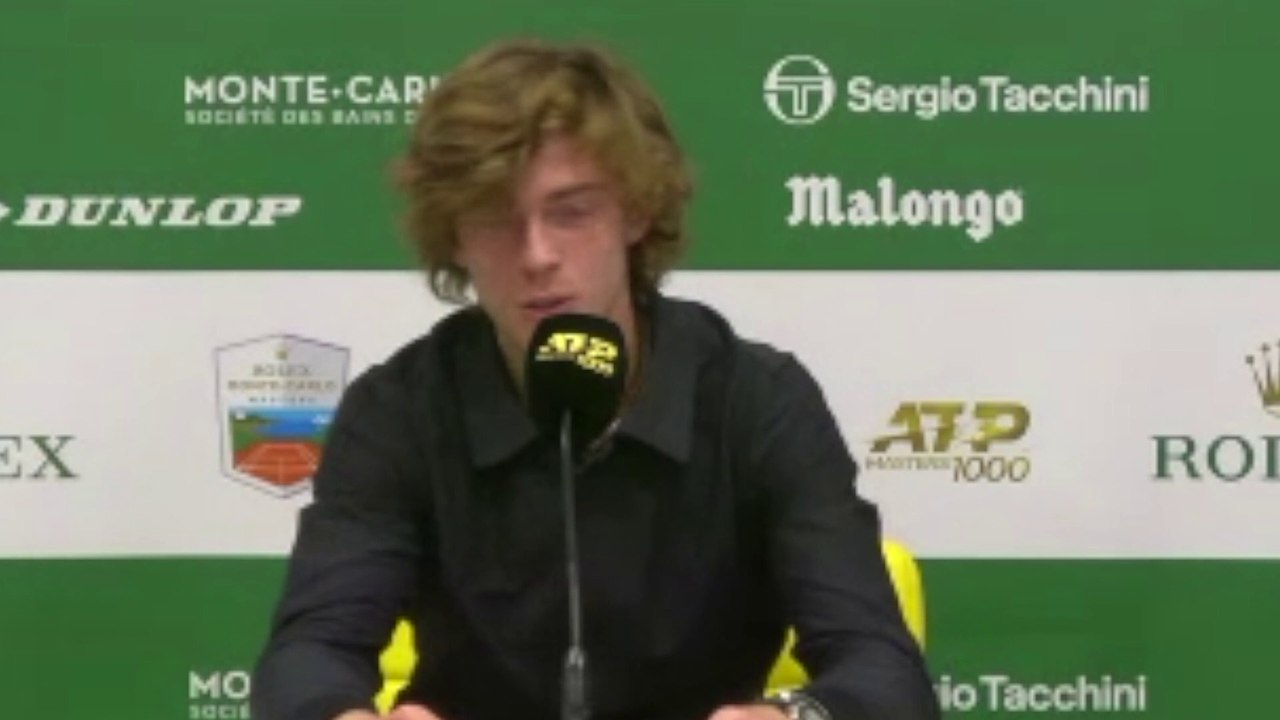 ATP - Rolex Monte-Carlo 2021 - Andrey Rublev : "Rafael Nadal did not play his best level... "