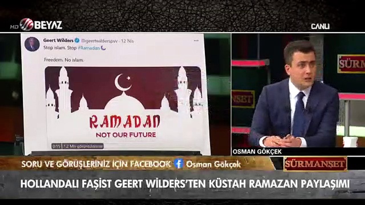 Gökçek: 'İnsan hakları ve medeniyetten bahseden Avrupa'da böyle bir adamın siyaset yapması acı verici'