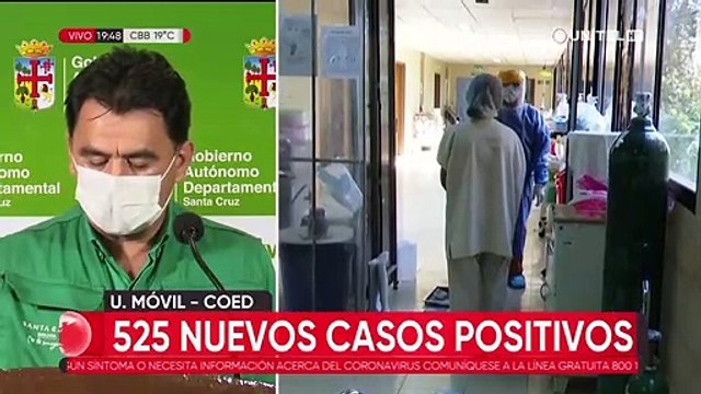 Sedes Santa Cruz vacunó a 1.559 mayores de 80 años y sumó 525 nuevos positivos de Covid-19