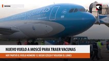 Parte un nuevo vuelo de Aerolíneas Argentinas a Moscú para buscar más dosis de Sputnik V