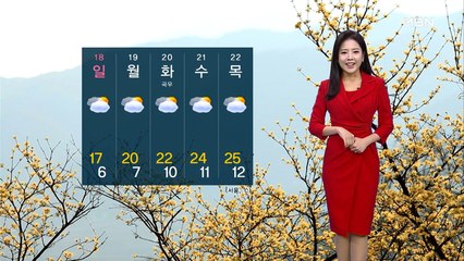 황사 영향, 미세먼지 '매우 나쁨'…오후 중부 소나기