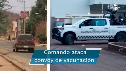 Hombres armados atacan unidad de vacunación antiCovid en Michoacán