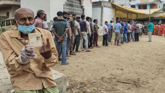 Polling in 45 seats begins under Covid-19 shadow