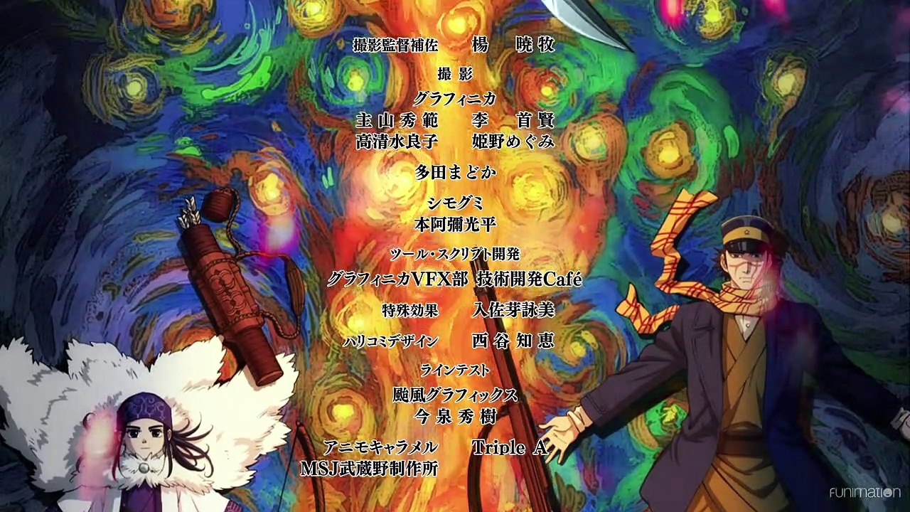 Golden Kamuy Ending Theme Hibana Video Dailymotion