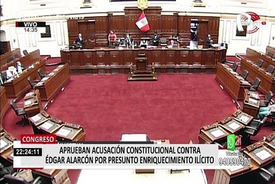 Édgar Alarcón: Congreso aprueba acusación constitucional contra excontralor