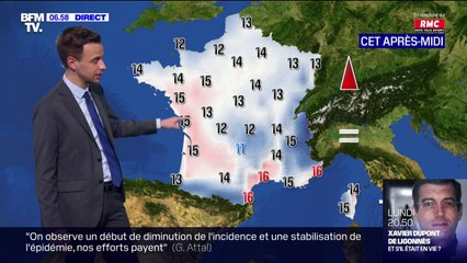 Météo: un temps nuageux mais doux sur l'ensemble du pays