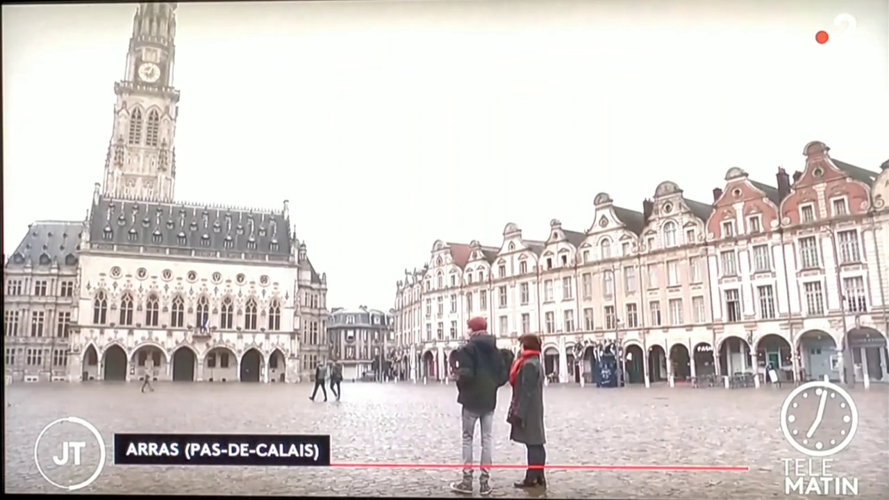 Arras - France2 - Télématin -  Covid 19 - Annonce de reconfinement de certains départements