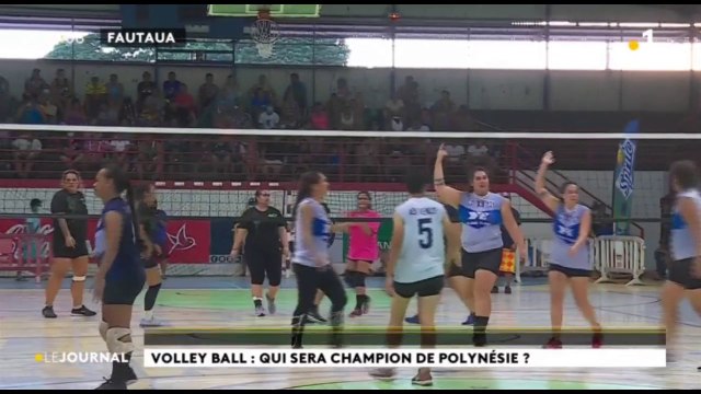 Finales du championnat de volley ball à la Fautaua