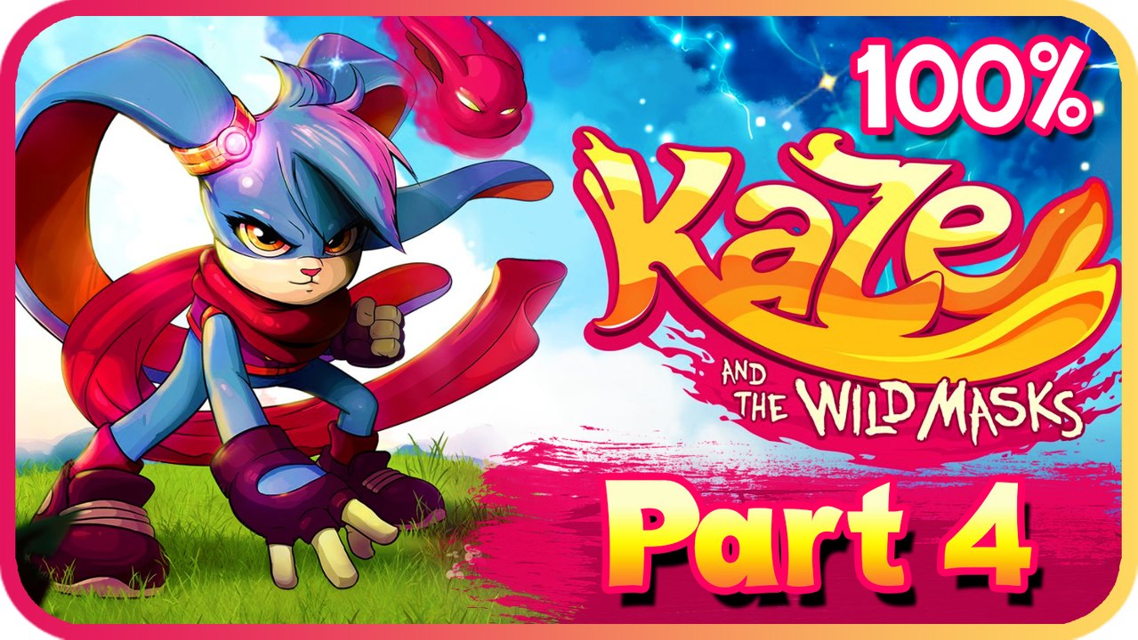 Kaze and the Wild Masks 100% Walkthrough Part 4 (PS4, XB1, Switch) No Damage