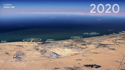 Google Earth'ten yeni 'Timelapse' özelliği: Bir yerin 37 yıllık değişimi görülebilecek