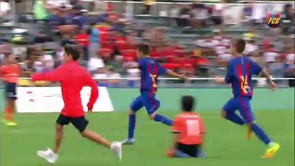 La belle leçon de fair-play des jeunes pousses du Barça