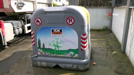 Çöp konteynerinde ölüme terkedilen yavru kedileri, Tuzla Belediyesi temizlik personeli kurtardı