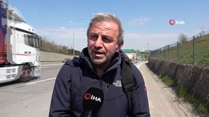 'Nafaka mağduruyum' diyen adam sesini duyurmak için İstanbul'dan Ankara'ya yürüyor