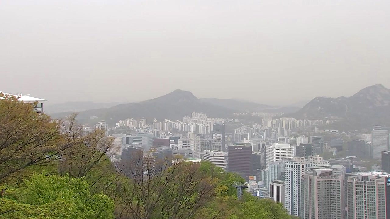 [날씨] 황사로 뿌연 주말, 위기경보 '관심'...내일 먼지 해소 / YTN