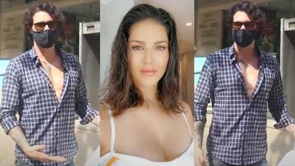 Sunny Leone ने लॉकडाउन से पहले पति Daniel Weber से कराया ये काम ; Watch video | FilmiBeat