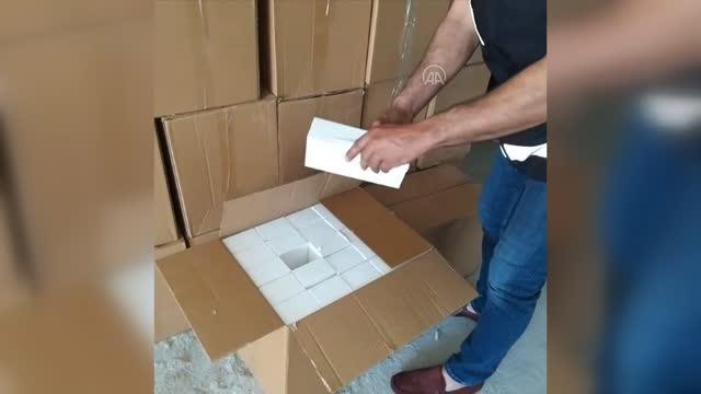 Kaçak 1865 kilogram tütün ve 6 milyon 550 bin makaron ele geçirildi