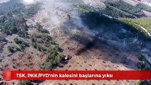 Drone görüntüledi! Türk tankları PYD/YPG'nin kalesini...