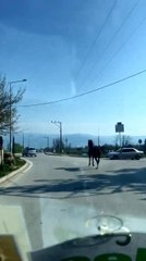 Bursa trafiğinde dört nala koştu