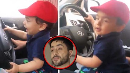 Aly Goni के भांजें ने क्यूट स्टाइल में चलाई कार;  Watch video | FilmiBeat