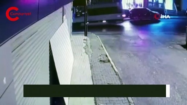 Arkasından gizlice yaklaşıp dehşeti yaşattı