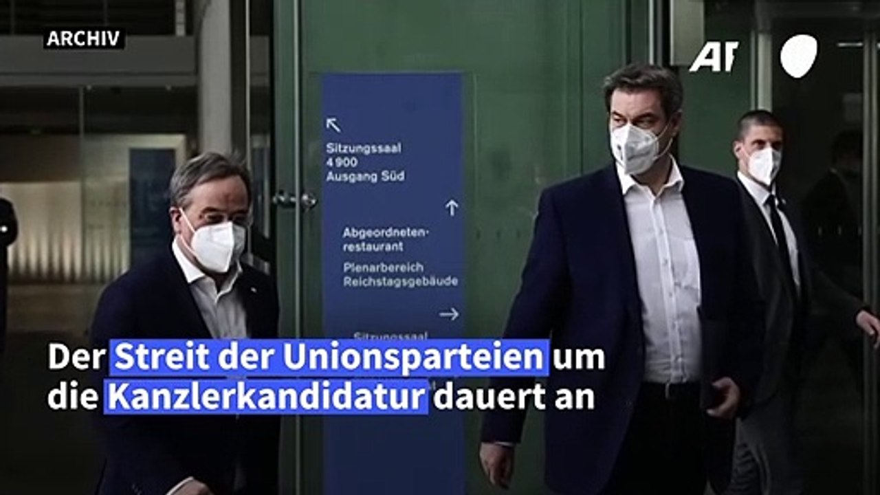 Söder und Laschet in K-Frage offenbar weiter uneins