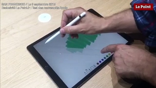 Exclusivité Le Point.fr - Test des nouveautés Apple : l'iPad Pro et l'Apple Pencil