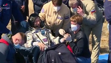 Drei Raumfahrer sicher von der ISS zurückgekehrt