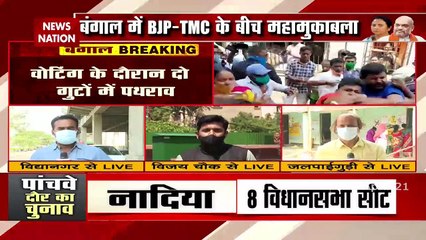 Battle Of Bengal : Firing during voting in North 24 Parganas, Watch it