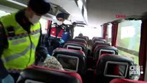 İstanbul'da yolcu otobüsleri tek tek denetlendi